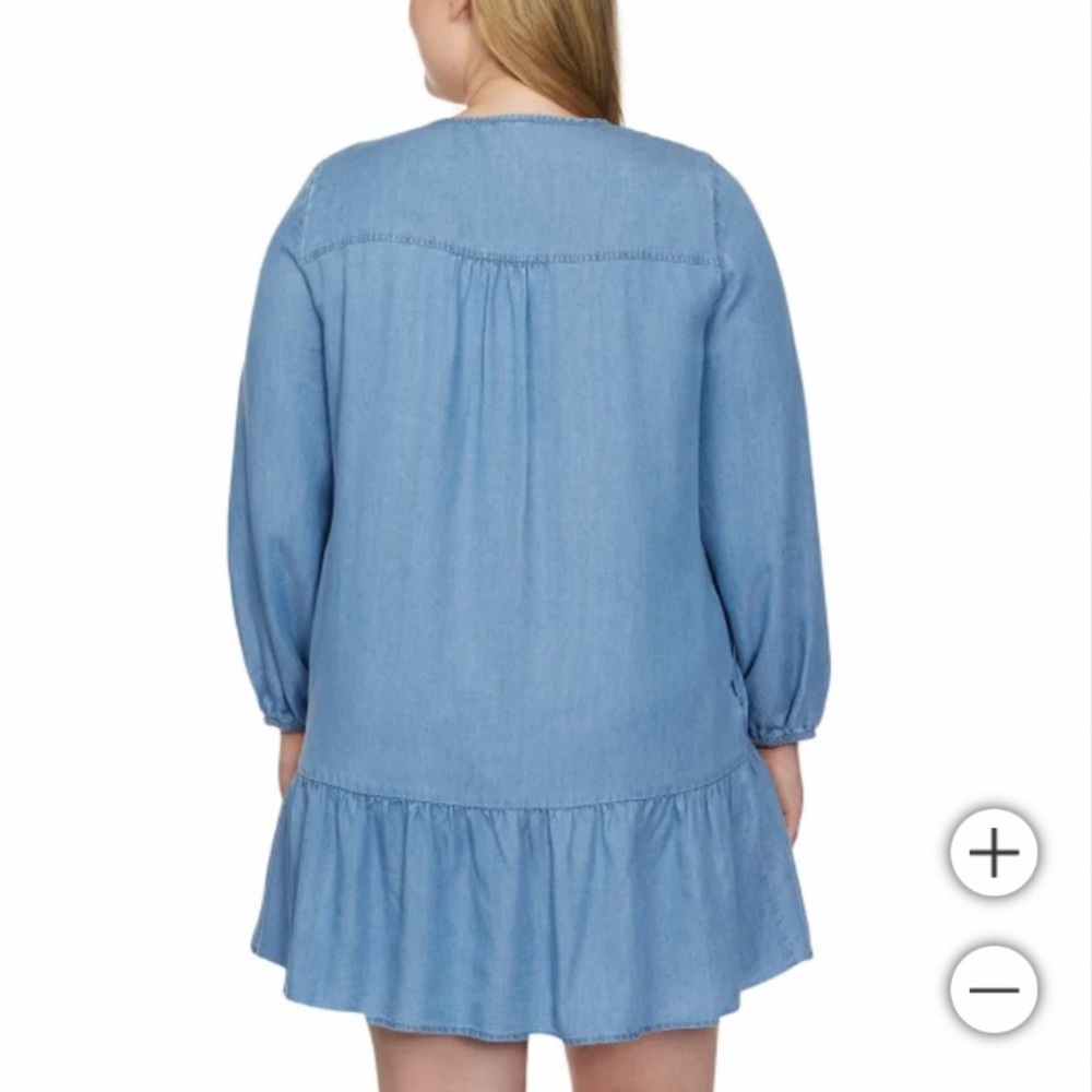 Buffalo Long Sleeve Dress Blue Size XL - Picture 3 of 13